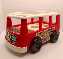 Load image into Gallery viewer, Mini Bus Red with White Trim.