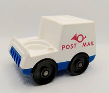 Load image into Gallery viewer, Mail Truck Solid Top Open Back Red Horn Post Mail