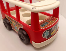 Load image into Gallery viewer, Mini Bus Red with White Trim.