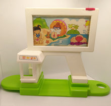 Load image into Gallery viewer, #2454 Fisher Price Little People Drive In Movie Theater 1990