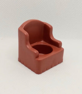 Brown Wing Chair