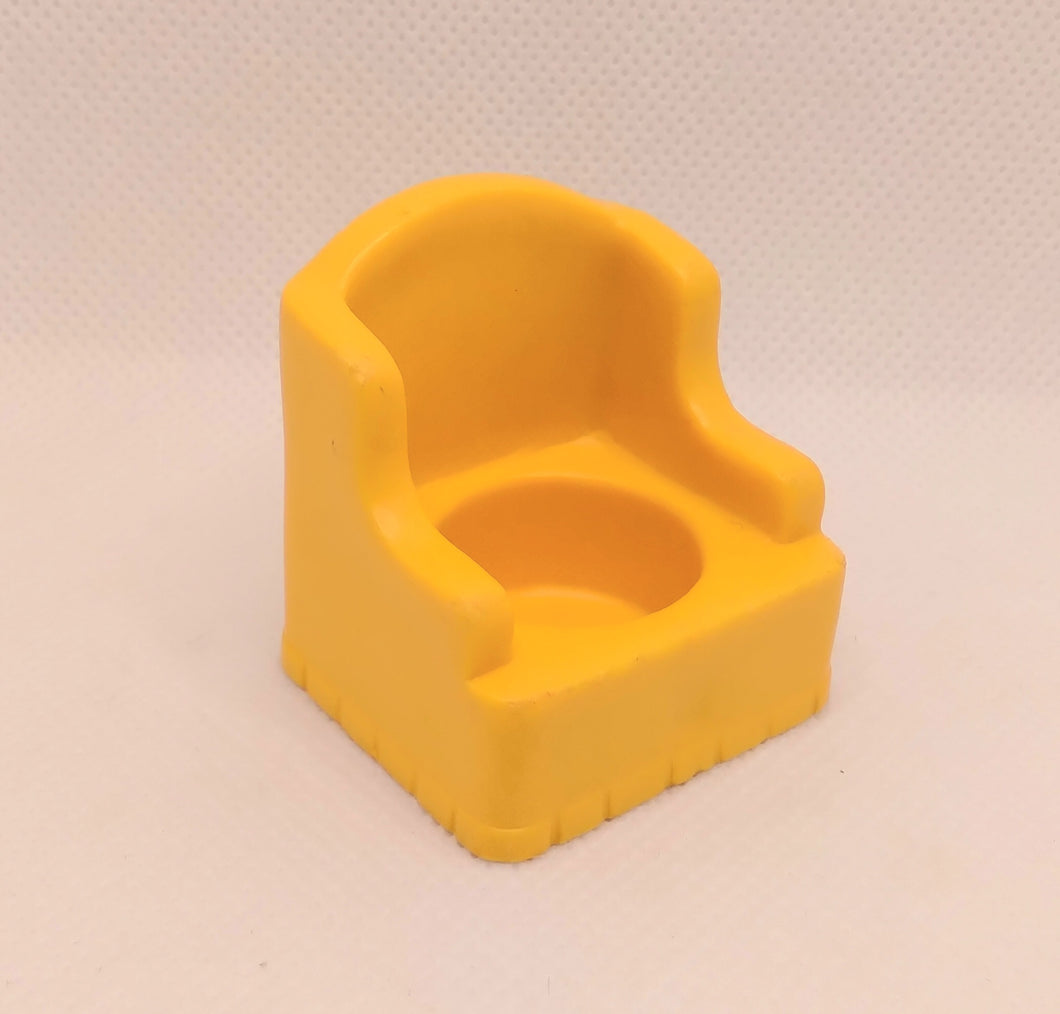 Butterscotch Yellow Wing Chair