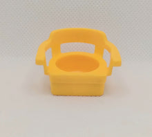 Load image into Gallery viewer, Butterscotch Yellow Dot Back Barrel Captain&#39;s Chair
