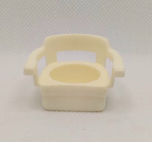 Load image into Gallery viewer, White Dot Back Barrel Captain&#39;s Chair
