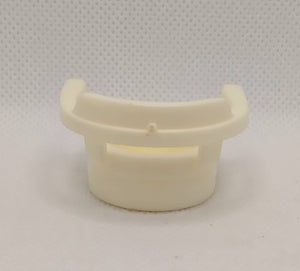 White Dot Back Barrel Captain's Chair