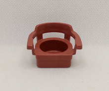 Load image into Gallery viewer, Brick Brown Dot Back Barrel Captain&#39;s Chair
