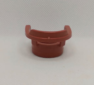 Brick Brown Dot Back Barrel Captain's Chair