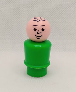 Green Body Stamped Hair Dad- All Plastic