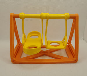 Yellow Orange Swing Set School Playground
