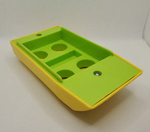 Green Yellow Four Seater Camping Boat (sits on top of station wagon roof)