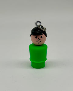 Fisher Price keychains Dad with black hair