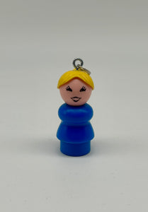 Fisher Price keychain blue mom