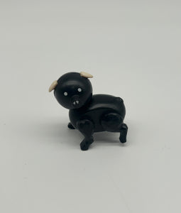 Farm Black Pig w/ white Ears