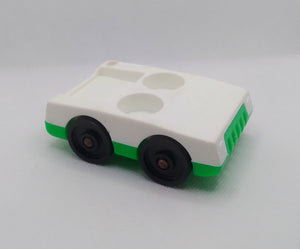 White top/Green base side by side 2 Seater Car