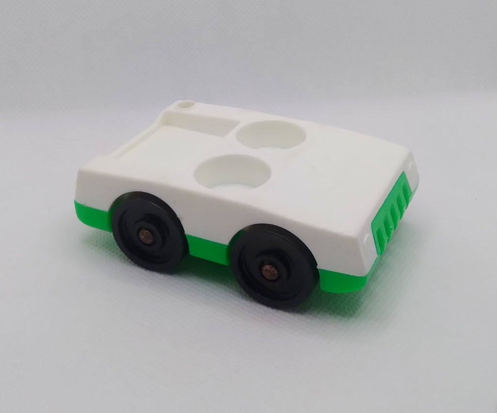 White top/Green base side by side 2 Seater Car