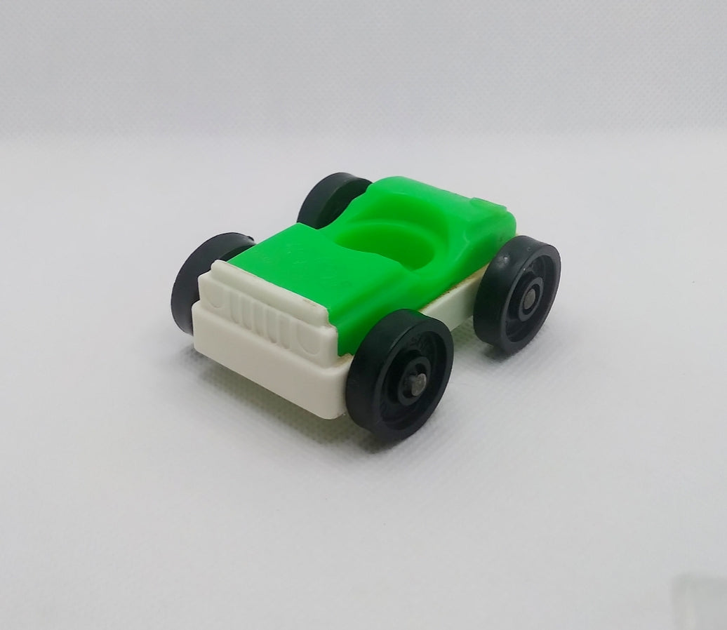 Garage Car-Green top/white base
