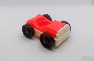 Garage Car-Red top/white base