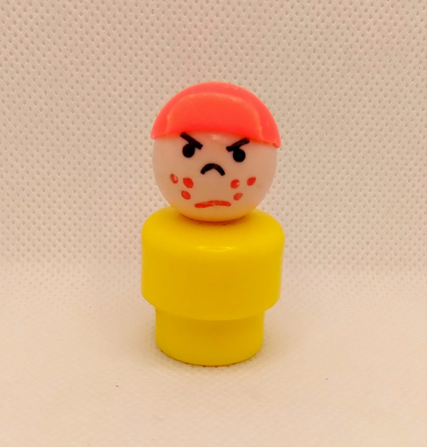 Yellow body red cap mad boy Butch- All plastic