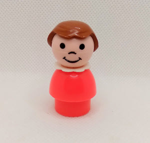 Red body light brown hair girl- All plastic