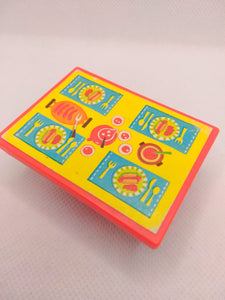 Red Hot Dog Litho Table