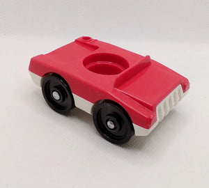 Gas Station Car Red one seater- red top/white base