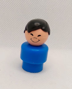 Blue Bodied Asian Boy