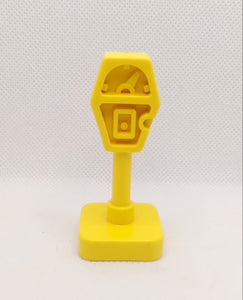 Yellow Parking Meter