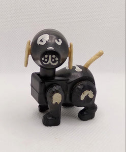 Farm Black Dog w/ White Spots