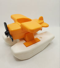 Load image into Gallery viewer, Little People Floating Marina #2582 Orange Sea Plane Airplane
