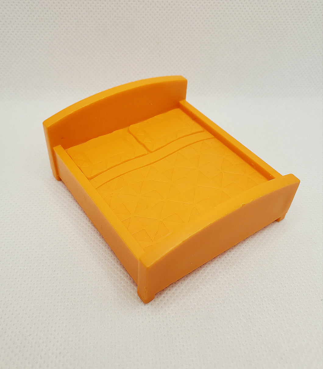 Little People Neighborhood #2551 Orange Double Bed Full Size