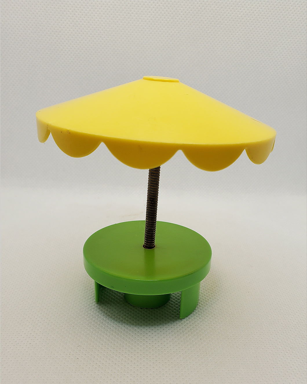 Swimming Pool Set Umbrella Table Green / Yellow