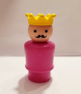 Castle Plastic Pink King Figure 1988 #993 Classic Collector's Edition