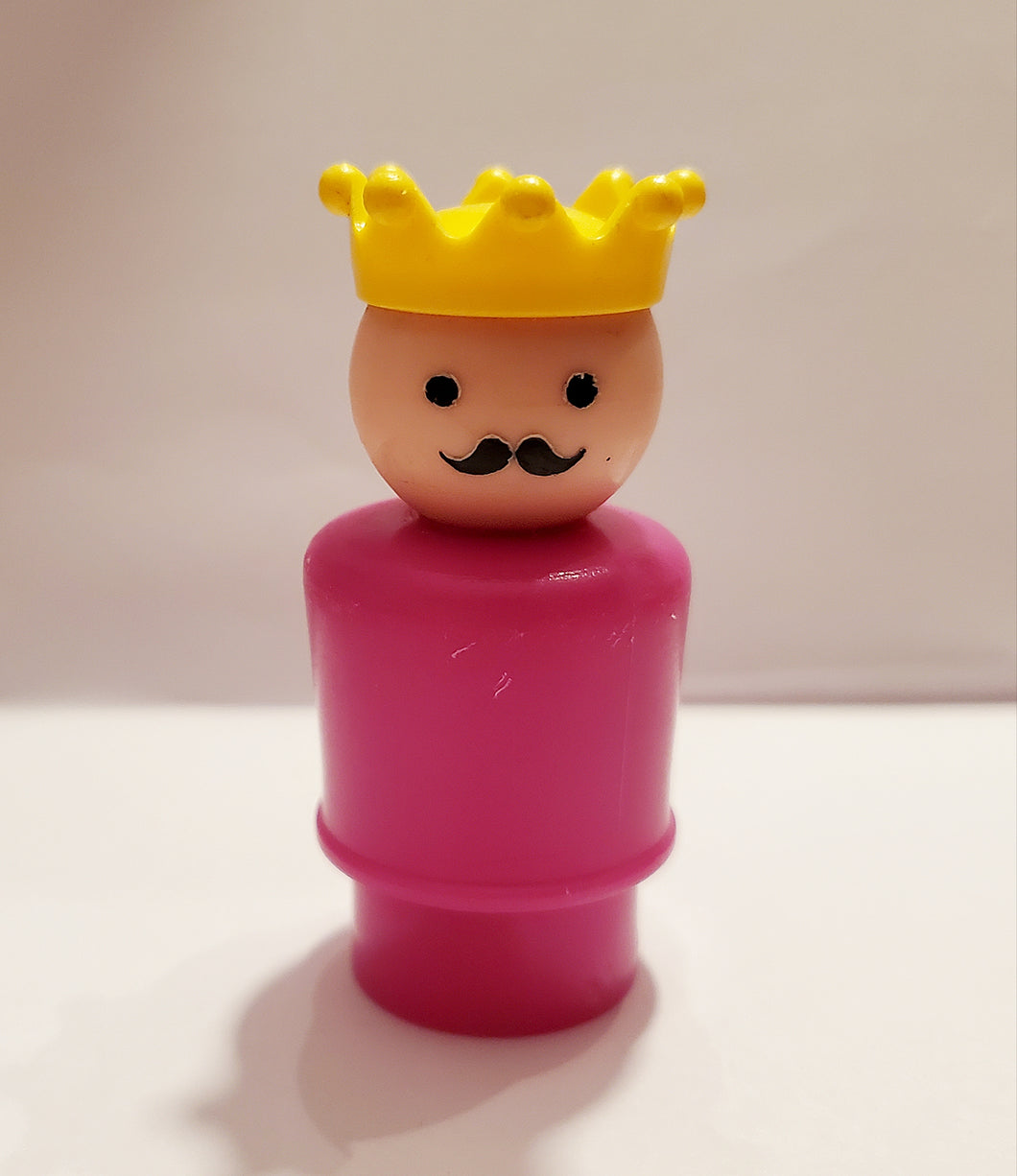 Castle Plastic Pink King Figure 1988 #993 Classic Collector's Edition