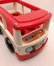 Load image into Gallery viewer, Mini Bus White with Red Trim
