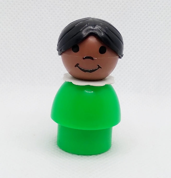 AA Green bodied Black Hair Girl