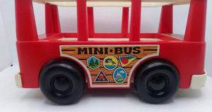 Mini Bus Red with White Trim.