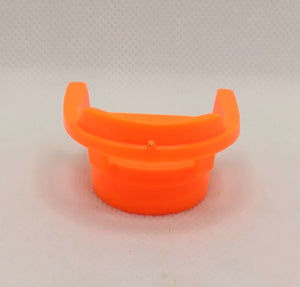 Orange Barrel Captain's Chair  with Dot Back