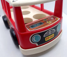 Load image into Gallery viewer, Mini Bus Red with White Trim.
