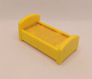 Bright Yellow Twin Bed