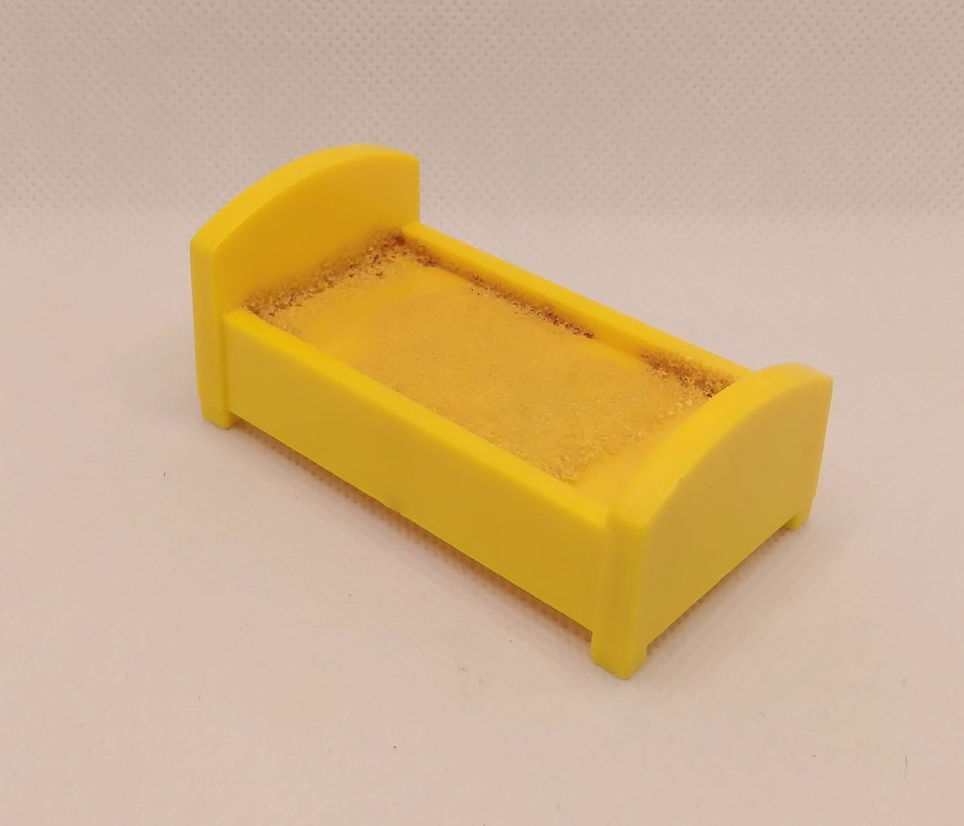 Bright Yellow Twin Bed