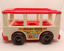 Load image into Gallery viewer, Mini Bus White with Red Trim
