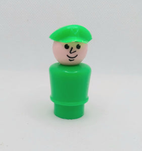Air Lift Helicopter Copter Pilot #2449 #635 / Airport People Green Body & Green Hat