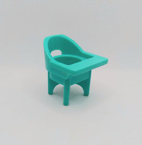 Nursery High Chair in Turquoise