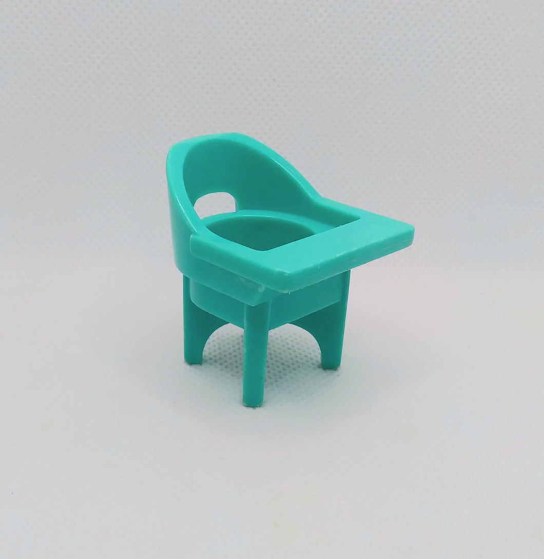 Nursery High Chair in Turquoise