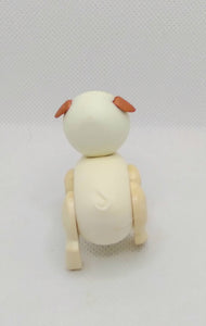 Farm White Pig w/ Brown Ears