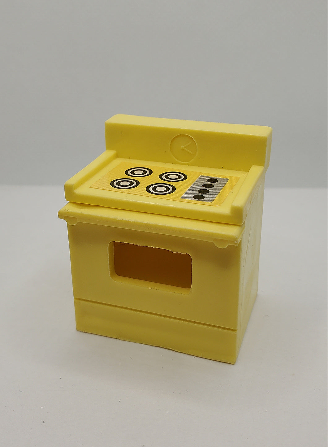 #729 Kitchen Set Yellow Stove w/ Litho NICE!