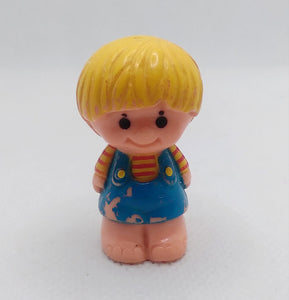 Kenner Tree Tots Blue Bib Overalls Blonde Boy