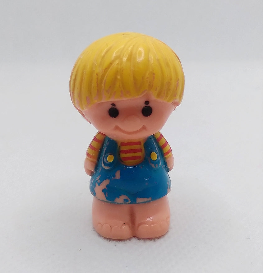 Kenner Tree Tots Blue Bib Overalls Blonde Boy