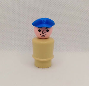 Pilot - tan body/blue hat