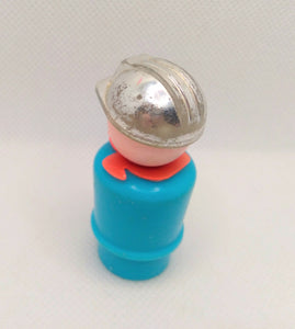 #345 Boat Rig Driver light blue body, mustache, & silver hat